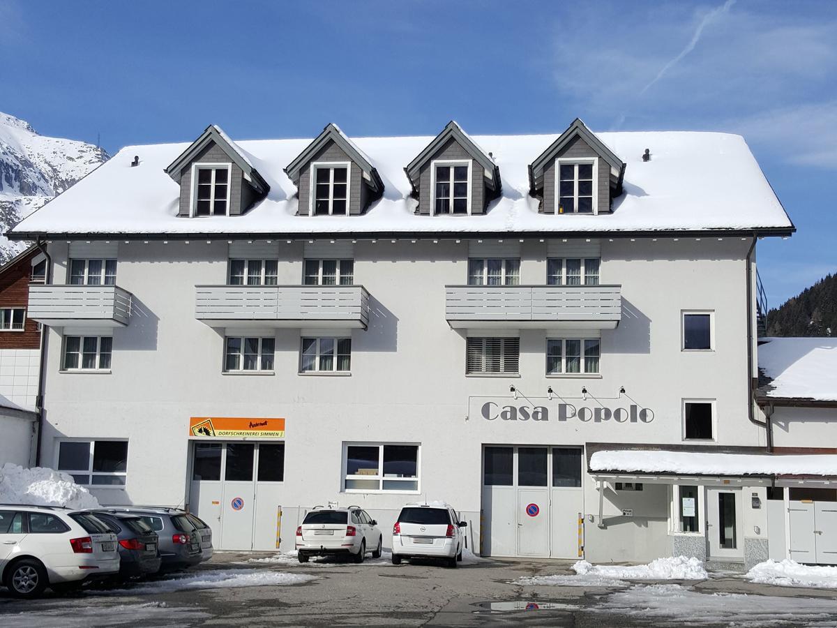 Casa Popolo Andermatt Hostel Buitenkant foto
